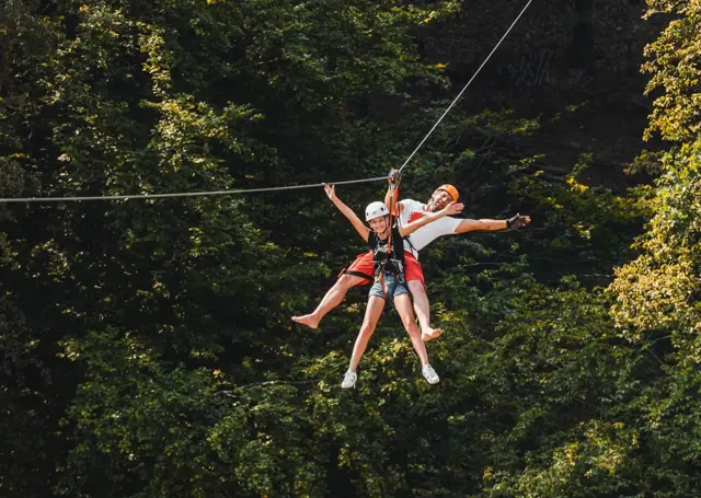 Zipline Cebelji Let Visit Maribor Pohorje Slovenia