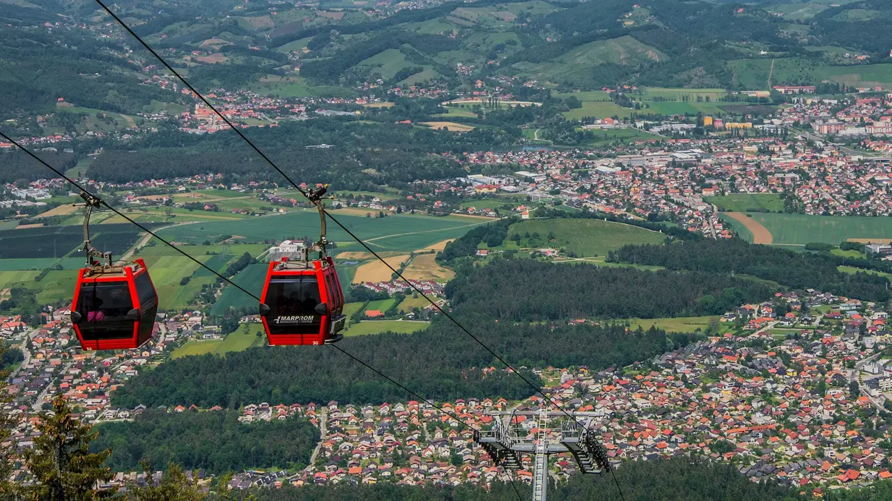 Gondola Slovenia Slovenija Maribor Pohorje