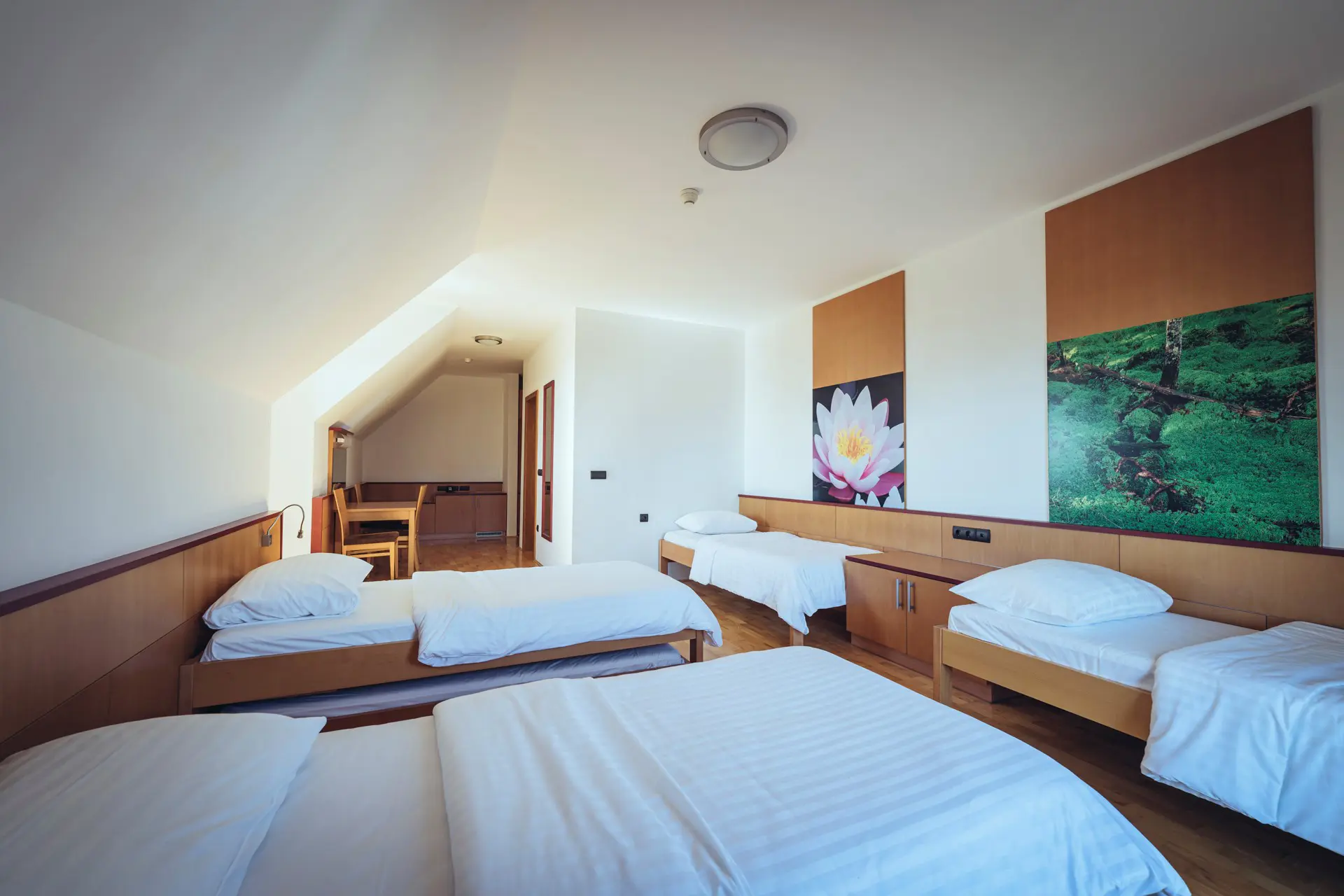 Petposteljna Soba Miza Comfortable Room For 5 Table Hotel Videc Pohorjevillageresort Mariborsko Pohorje Slovenia